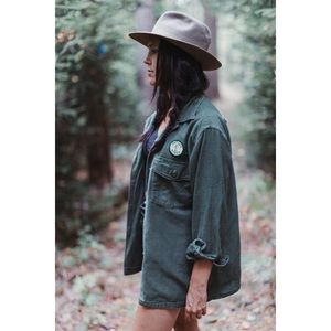 Custom Vintage Military Adventure Jacket 🌲